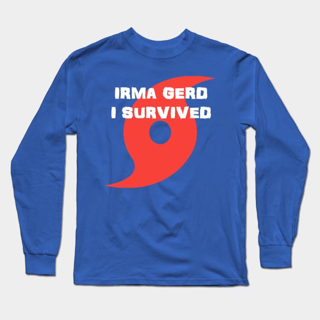 Irma for Charity 3 Long Sleeve T-Shirt by jrumore